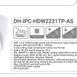 دوربین مداربسته دام آیپی داهوا مدل DAHUA DH-IPC-HDW2231TP-AS
