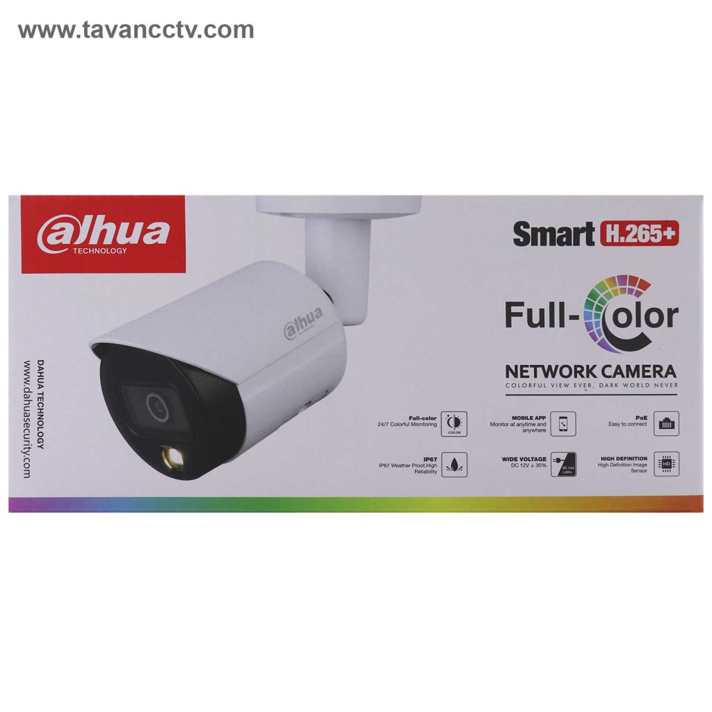 دوربین مداربسته تحت شبکه بالت داهوا مدل DH-IPC-HFW2439SP-SA-LED-S2