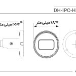 دوربین مداربسته بالت 8 مگ تحت شبکه داهوا مدل DH-IPC-HFW2831SP-S-S2