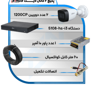پکیج دوربین و دستگاه 8 کانال سری لایت