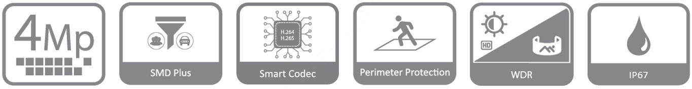 دوربین مداربسته داهوا مدل HFW2441S-S - Dahua Spec